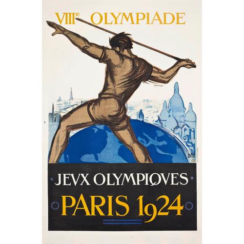 Affiche Viii Olympiade Paris 1924