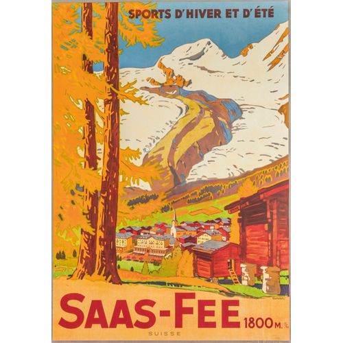 Affiche Saas-Fee