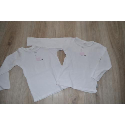 Lot De 2 T-Shirts Fille Absorba 5 Ans Ml