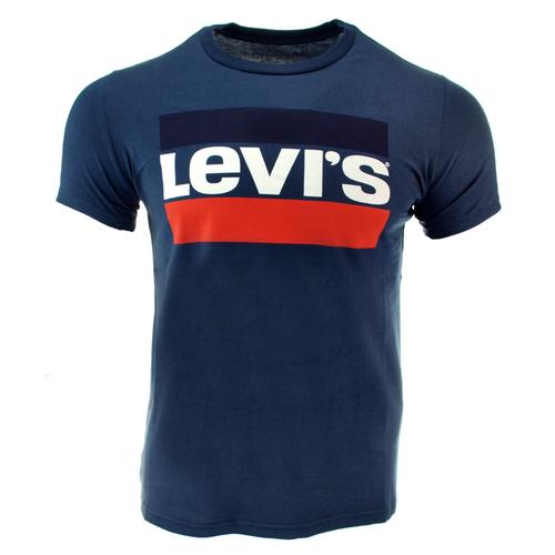 T-Shirt Levis Col Rond Bleu
