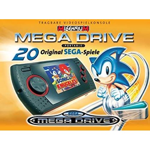 Console De Jeu Portable Sega Mega Drive Millennium 20 Jeux Intégrés