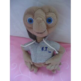 Extraterrestre E.T. En Peluche Petit Avec Son Sweat Shirt A Capuche Gris 23 Cm Universal Studios Gund 1998
