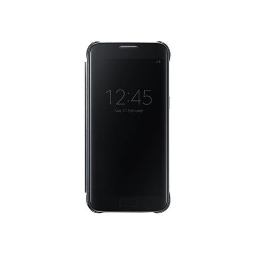 Samsung Clear View Cover Ef-Zg930 - Étui À Rabat Pour Téléphone Portable - Noir - Pour Galaxy S7