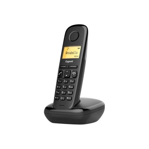 Gigaset A170 - Téléphone sans fil avec ID d'appelant - ECO DECT - noir