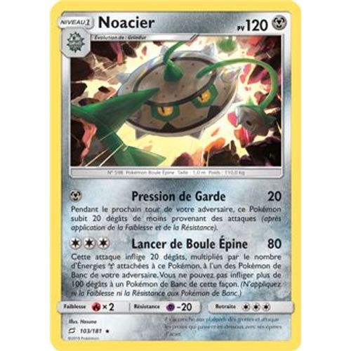 Carte Pokémon - Noacier - 103/181 - Duo De Choc