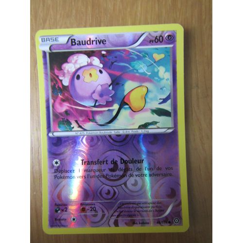 Carte Pokémon - Baudrive - 46r/114 - Offensive Vapeur