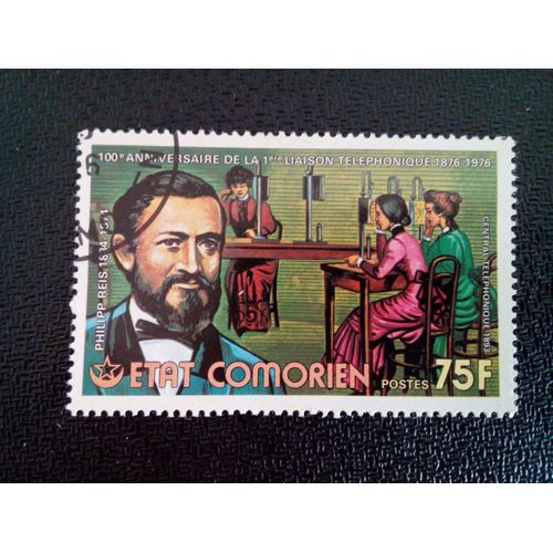 Timbre Comores Yt 144 Philipp Reis 1976