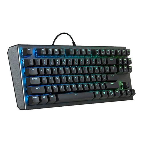 Cooler Master CK530 - Clavier - rétroéclairé - USB - Français - commutateur : Gateron Red - noir bronze