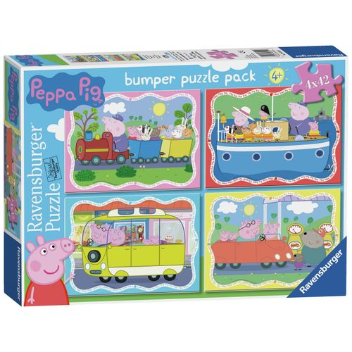 Puzzle 42 Pièces 4 Puzzles - Peppa Pig