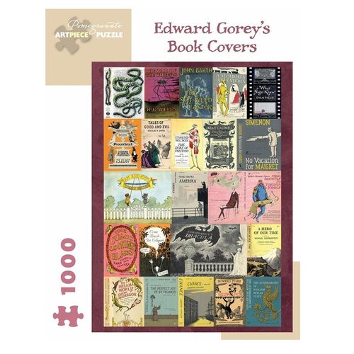 Edward Gorey's Book Covers 1000-Piece Jigsaw Puzzle