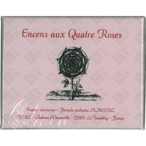 Encens Rosicrucien Aux Quatre Roses Boîte De 24 Cubes 