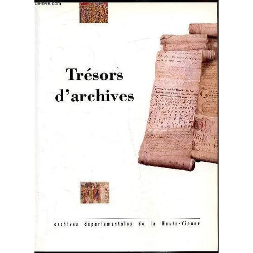 Archives Départementales De La Haute-Vienne - Trésors D Archives -
