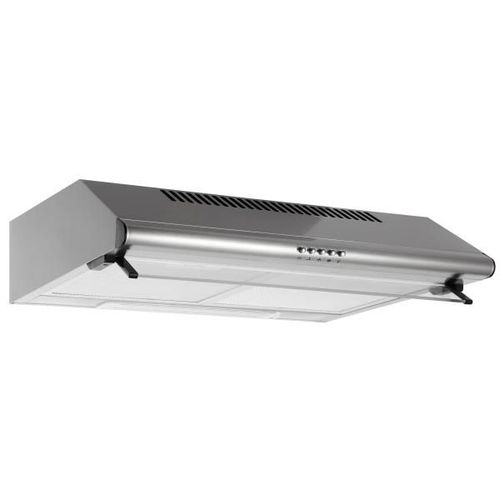 250 m3 - 3 vitesses - Filtres métal + charbon - Eclairage LED - Visière - L 60 cm - Inox