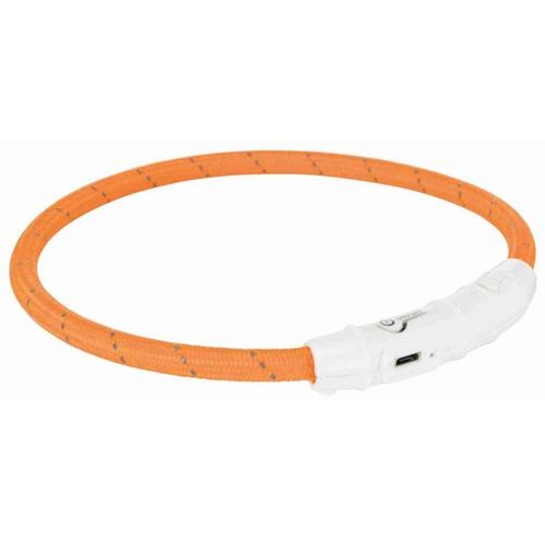 Flash Anneau Lumineux Usb - L-Xl: 65 Cm/Ø 7 Mm, Orange