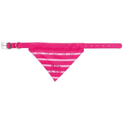 Collier Nylon Avec Bandana - M: 37-47 Cm/20 Mm, Fushia