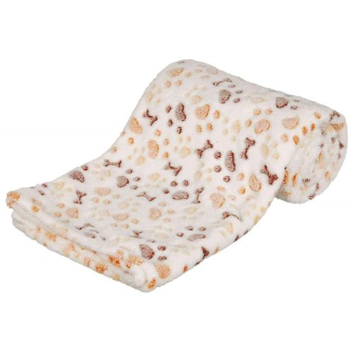 Couverture Lingo - 150 X 100 Cm, Blanc/Beige