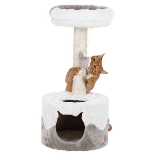 Arbre À Chat Nuria - 71 Cm, Blanc/Gris
