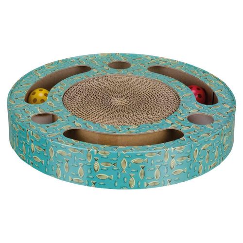 Griffoir Tambour Avec Jouet - Ø 33 Cm, Bleu