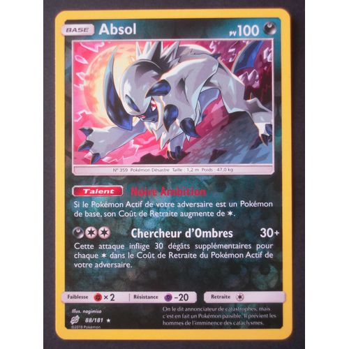 Absol Reverse - Duo De Choc - 88/181