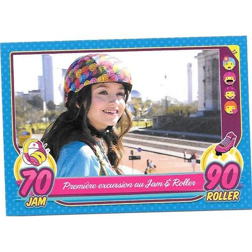 N° 12 1ere Excursion Au Jan&roller Trading Card Game Soy Luna Topps Disney