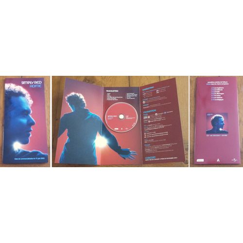 Plan Media + Cd Album Sampler Simply Red "Home " 5 Titres