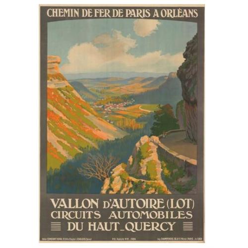 Affiche Vallon D'autoire Lot