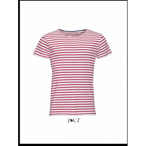 T-Shirt Ray? Marini?Re Homme - Manches Courtes - 01398 - Rouge