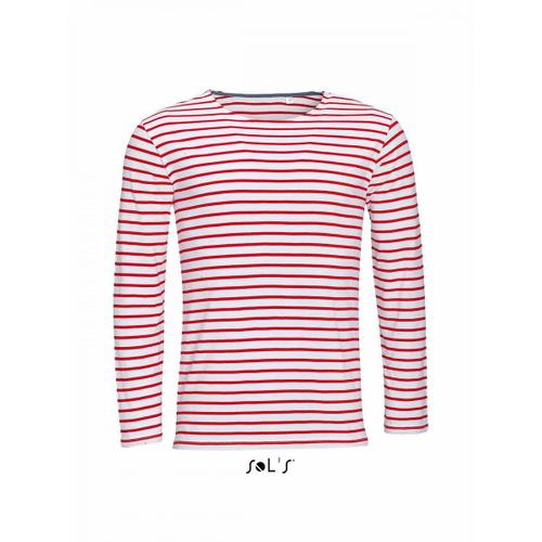 T-Shirt Ray? Marini?Re Homme - Manches Longues - 01402 - Rouge