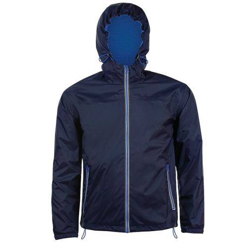 Veste Coupe-Vent Imperm?Able Doubl? 01171 - Bleu Marine - Unisexe