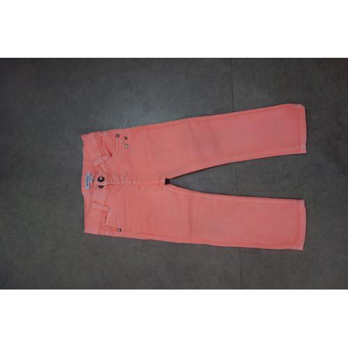 Pantalon Slim Corail Fluo 3 Pommes - 2 Ans