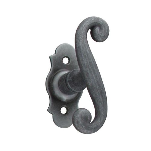 Bouton de fenêtre fer forgé COQ vieil argent