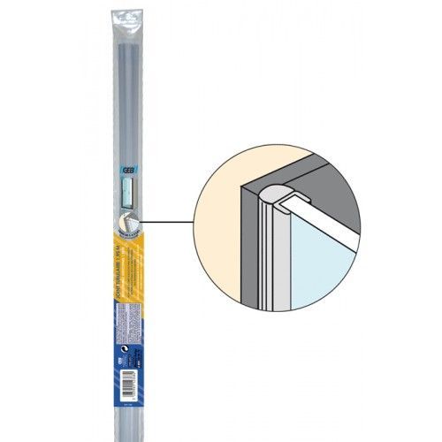 Joint PVC pour côté de porte de douche/baignoire 2m GEB