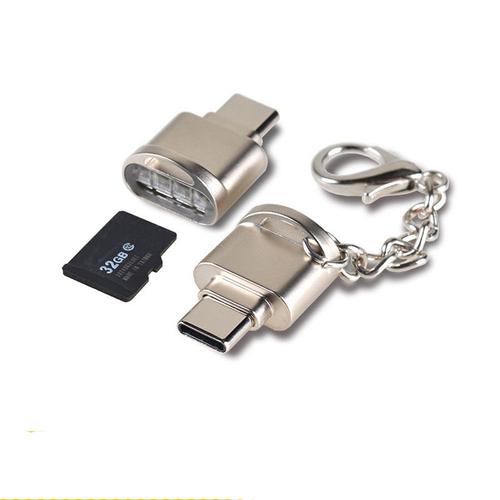 Mini Type C Micro SD TF lecteur de carte mémoire USB OTG Adaptateur 3.1 Portable Lecteur de cartes 4