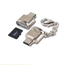 Mini Lecteur Carte micro SD / TF, Adaptateur USB-C 3.1 - Argent - Français