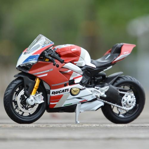 Maisto-Modèle Réduit De Moto Ducsaupanigale V4s Corse Échelle 1:18 Véhicule De Collection Absorbeur De Choc Véhicule Tout-Terrain Jouets Automobiles 1199