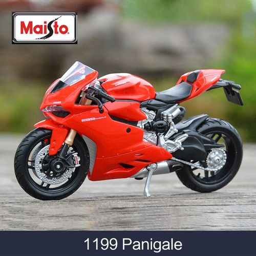 Maisto ¿ Modèle De Moto Ducati Panigale V4s Bose 1199 Jouet De Collection Véhicule À Absorption De Court-Circuit Hors Route Voiture 1:18