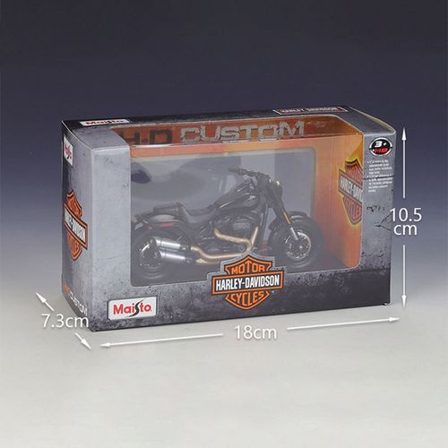 Maisto-Modèle Réduit De Moto Harley Davidson Fat Bob Véhicule De Collection Shlavabo-Absorber Jouet Tout-Terrain Échelle 1:18 114 2022