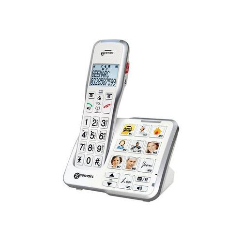 Geemarc AmpliDect 595 Photo - Téléphone sans fil avec ID d'appelant/appel en instance - DECT - (conférence) à trois capacité d'appel