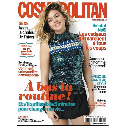 Cosmopolitan N°505 Louane Emera_A Bas La Routine_Lyon_Spécial Cadeaux_Contourings_Amant D'hiver