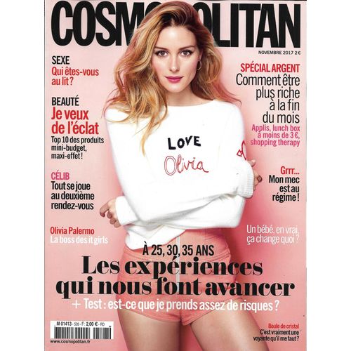 Cosmopolitan N°528 Olivia Palermo_Heidi Klum_Les Expériences Qui Nous Font Avancer_Spécial Argent