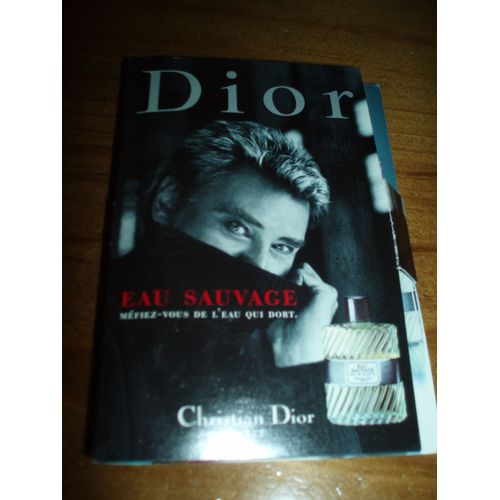 Echantillon Vaporisateur Eau De Toilette.Johnny Hallyday