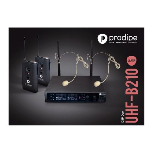 Prodipe UHF B210 DSP HEADSET DUO - 2 microphones serre tête