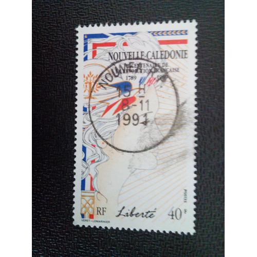 Timbre Nouvelle-Caledonie Yt 579 200ème Anniversaire De La Révolution Française 1989