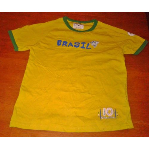 Tshirt Bresil Numero 10 Duarig Taille 8-10 Ans ...