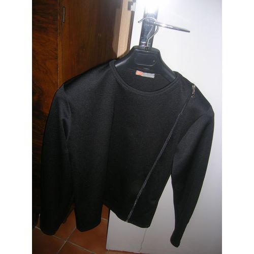 T-Shirt Manches Longues,Alvaro,Zippé Sur Le Coté,Taille M,95% Polyamide,5%Élasthanne.
