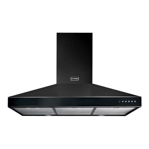Hotte décorative Stoves Quadrifoglio - Noir