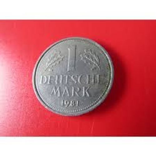 1 Deutsche Mark 1981 Lettre F