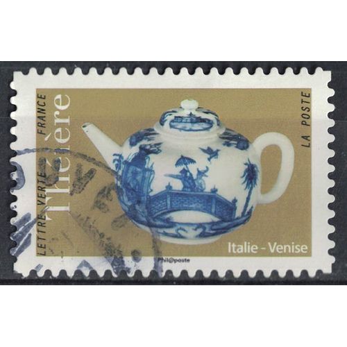 France 2018 Oblitéré Rond Used Théière Italie Venise Y&t 1627 Su