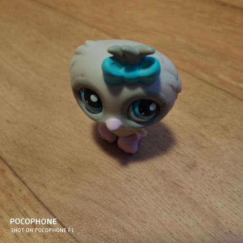 Petshop rare la Chouette Hibou blanc et ciel / Pet Shop #404 | Rakuten