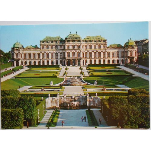 Carte Postale Autriche Vienne Château Belvédère